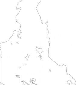 Garis Besar Peta Victoria Bc Kanada Hundon Sudbury Semenanjung Clip Art