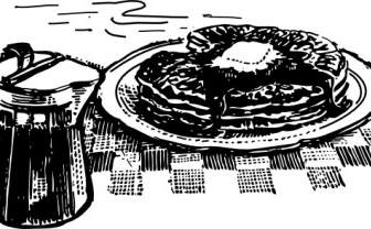 Pancake Dan Sirup Clip Art