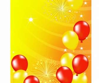 Party Balloons Yellow