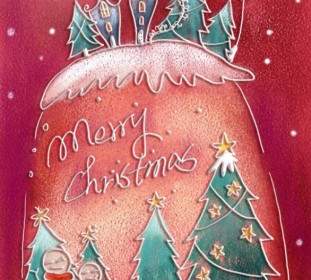 Pastelli Dipinte A Mano Natale Illustrator Psd A Strati