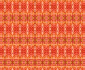パターン背景オレンジ、赤