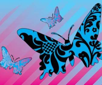 Muster-Schmetterlinge