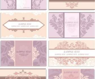 Pattern Card Template Vector