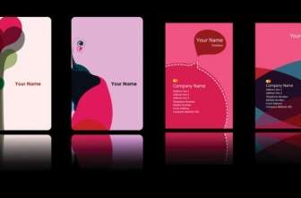 桃のピンクのカードの背景のベクトル