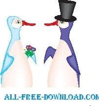 Couple De Pingouin