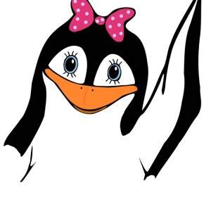 Menina De Pinguim
