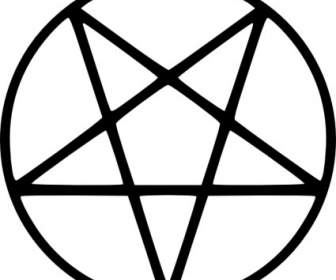 Pentagram Fett ClipArt