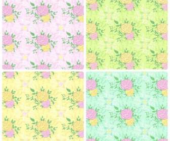 Peony Tiled Background Vector Case