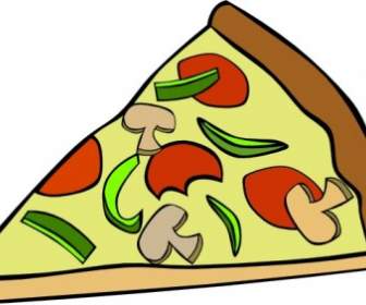 Peperoni Pizza Slice ClipArt