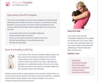 Pet Lovers Template