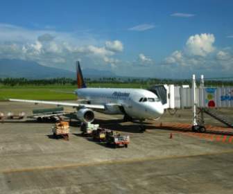 Avião Do Aeroporto De Filipinas