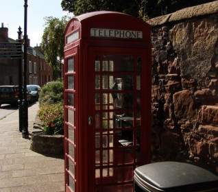 電話ブースのロンドン イギリス