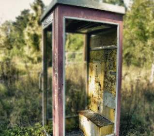 Phone Booth Old Nature
