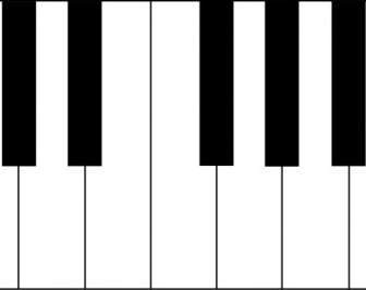 Piano Keys Clip Art