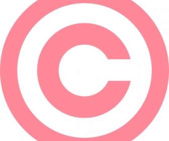 Pink Copyright Clip Art