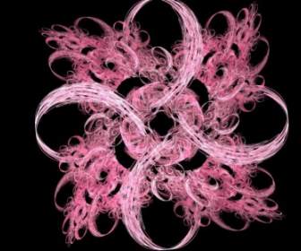 Swirly Rosa A Forma Di Stella