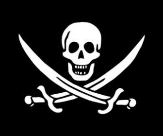 Piraten Fahne Jack Rackham ClipArt