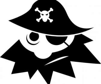 Pirate With Eye Cover Clip Art