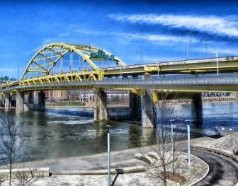 Ponte Di Pittsburgh In Pennsylvania