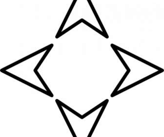 Plain Direction Arrows Clip Art