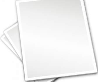 Einfache Papier-Druckbogen ClipArt