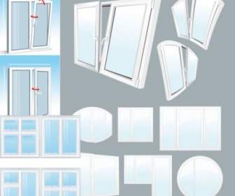 Kunststoff-Fenster-Vektor