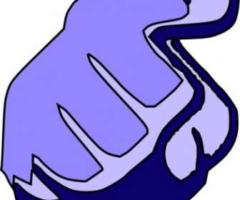 Zeigenden Hand-Finger-Clip-art