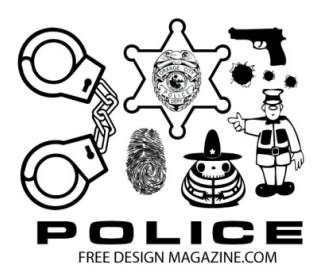 Polizei-Vektoren