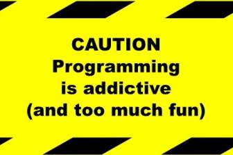 Portablejim Programming Addictive Sign Clip Art