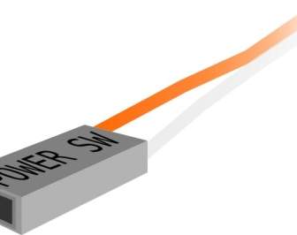Macht-Schalter-Stecker-ClipArt-Grafik
