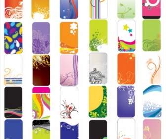 Practical Elements Of The Card Background Vector