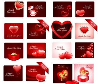 éléments Pratiques Du Jour De Valentine Vecteur