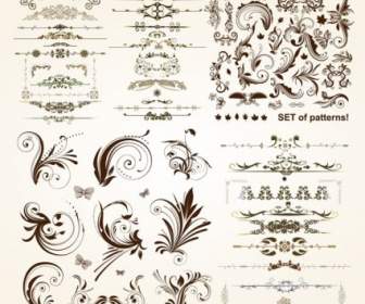 Practical Lace Pattern Vector Classic Europeanstyle