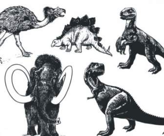 Prähistorische Tiere
