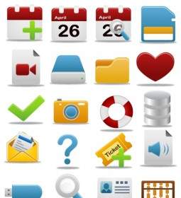 Pretty Office Icon Part Icons Pack