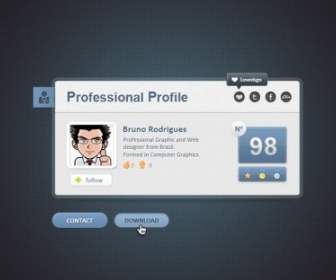 Professional Web Card Profile