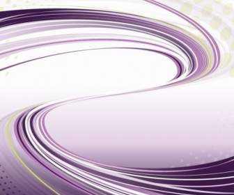 紫色背景與流動的線條向量