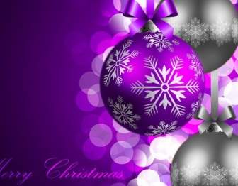 紫色のクリスマス背景