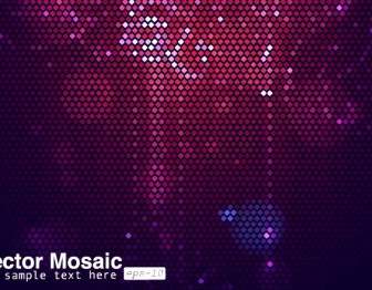Purple Mosaic Background