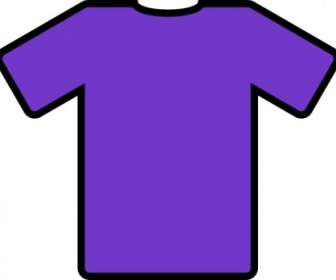 紫色 T 恤衫剪貼畫