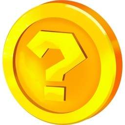 Frage-Münze