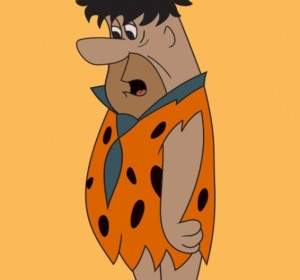 Quoto Flintstonesquot Personagem De Animação Vetorial De Tong Fred Foley Shi