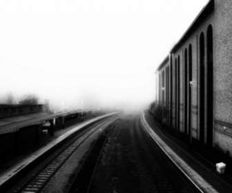 Railway In Fog