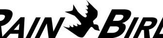 Logotipo De Pájaro Lluvia