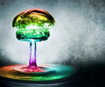 Rainbow Drip Wallpaper Abstract Other