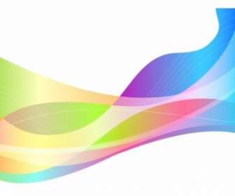 Rainbow Spectrum Wave Background