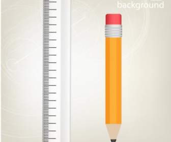 Realistic Learning Stationery Vector