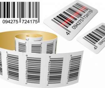 Realistische Vektor-barcode