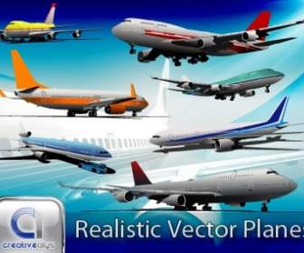 Vector Realista De Aviões
