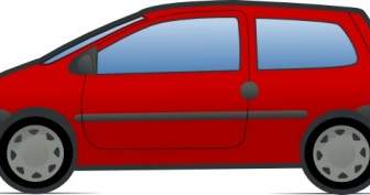 Rot Und Grün Renault Twingo ClipArt